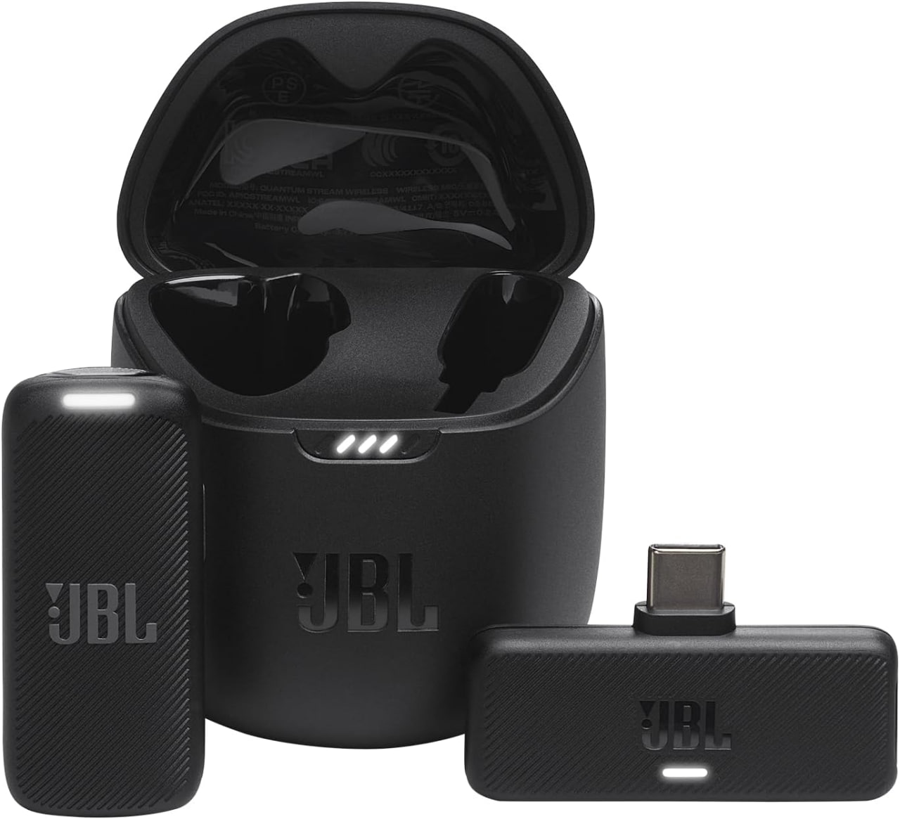 microfone jbl quantum stream wireless usb-c preto