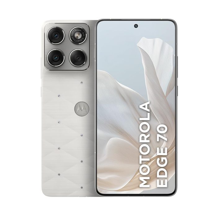 Smartphone Motorola Edge 70 5G Crystals by Swarovski - 512GB 24GB 12GB RAM + 12GB RAM Boost , Ultrafino, 3 cameras 50MP e tela extreme Amole
