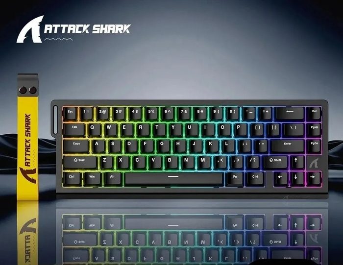 Teclado Magnético Attack Shark X68he