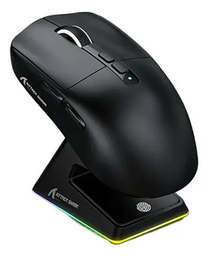 Mouse Gamer Sem Fio Attack Shark X6 Tri Mode, Sensor PAW3395