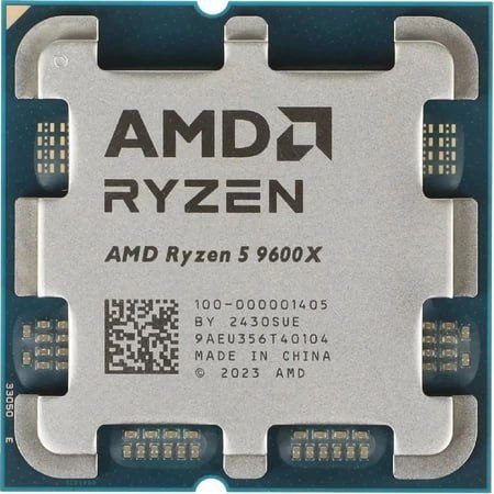 Processador AMD Ryzen 5 9600X, 3.9GHz 5.4GHz Turbo , 6-Cores 12-Threads, AM5 Novo Sem Caixa ou Cooler