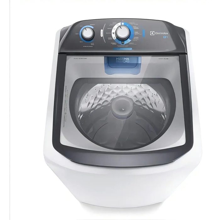 Máquina De Lavar Electrolux Efficient 13kg Auto Cesto Inox Branco
