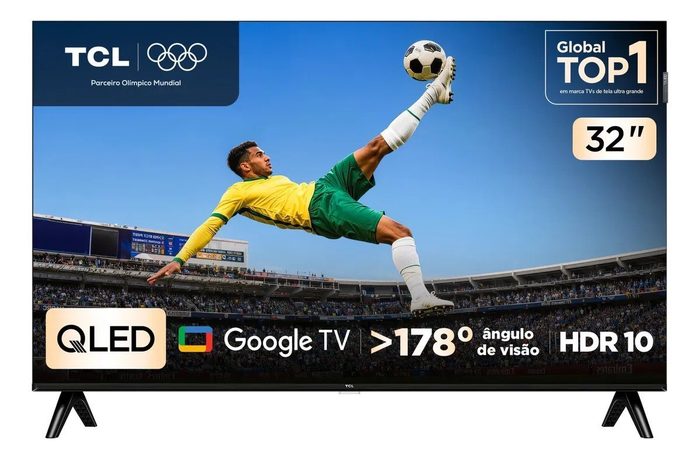 TV TCL 32S5K Full HD QLED Google TV