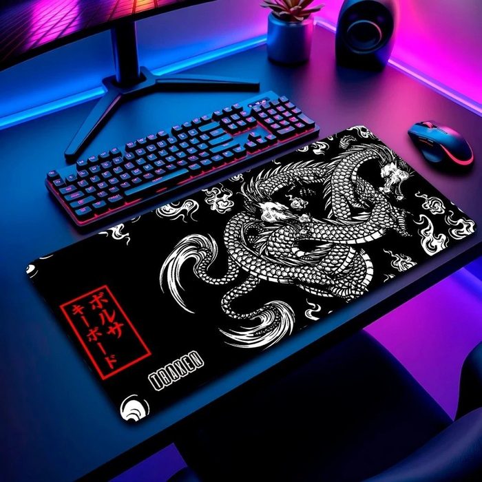 mouse pad traxen 900x400mm com porta copo