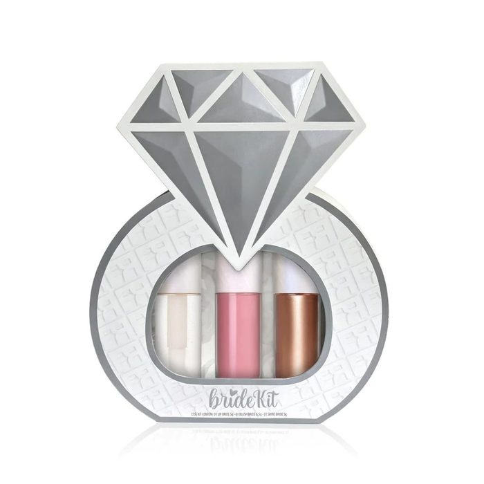 maquiagem franciny kit bride prata
