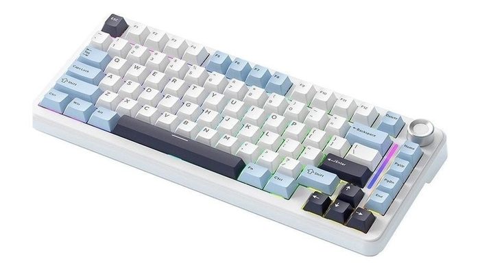 Teclado Mecânico F75 Sem Fio 75% Rgb