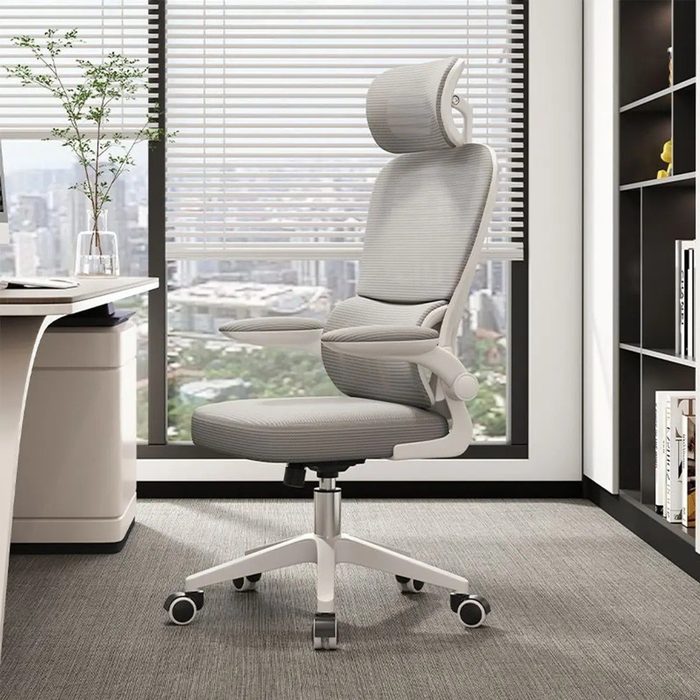 cadeira escritorio python fly cinza