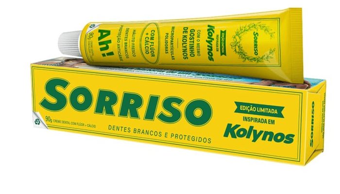 Creme Dental Higiene Bucal Sorriso Kolynos Edição Limitada 90g