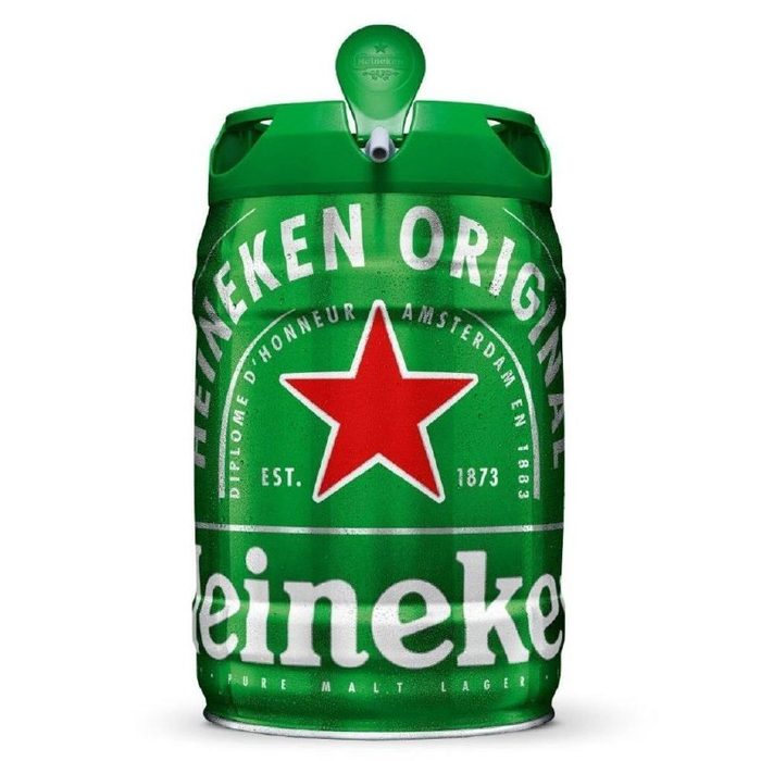 cerveja heineken barril 5l