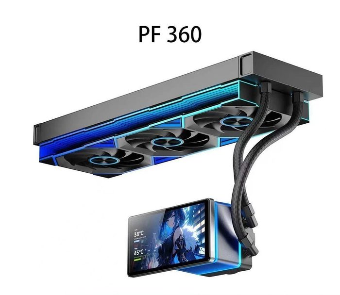 water cooler jungle leopard proflow 360 lcd 5.5