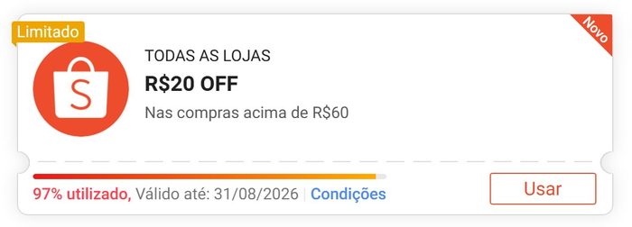 🏷 Cupom: 4T44M0C0MPR4S