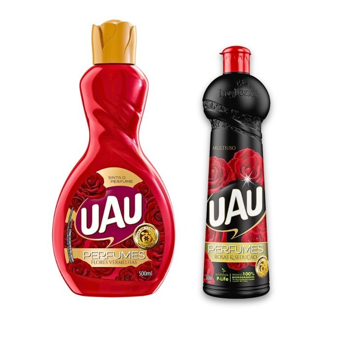 Kit Rosas e Sedução - Limpador 500ml + Multiuso