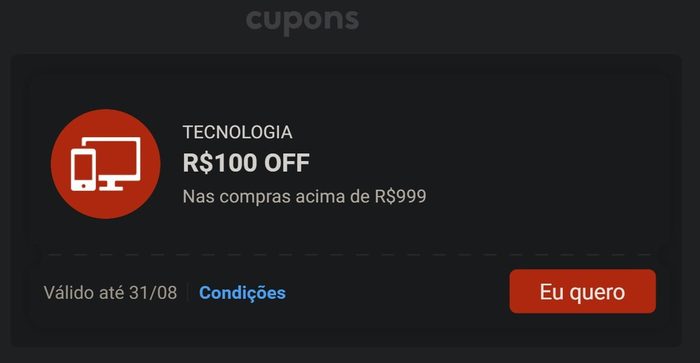 Cupom Shopee Tecnologia !