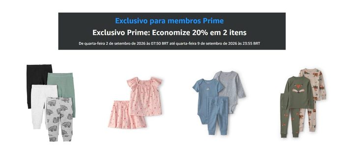 🏷Exclusivo Prime: Economize 20% em 2 itens