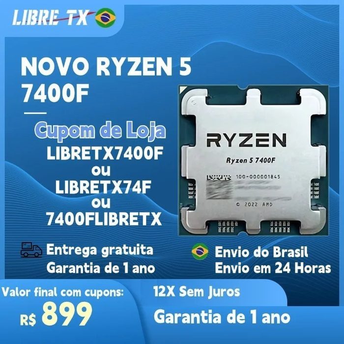 Processador Ryzen 5 7400F