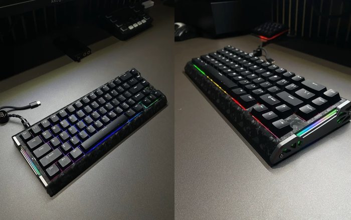 teclado attack shark r68 carbon he
