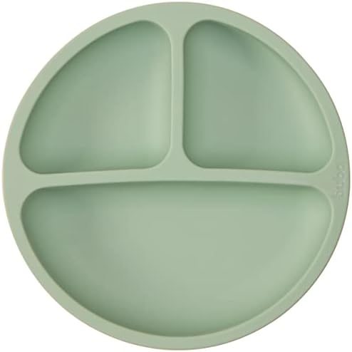 pratinho buba silicone com ventosa verde