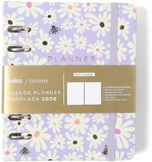 agenda melissa planner argolado 2026 semanal a6 mini blomy