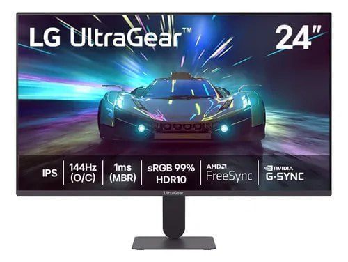 Monitor LG Ultragear 24" Full HD 144Hz 1ms