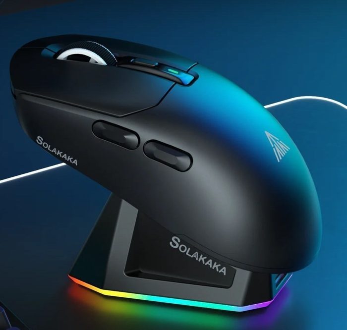 mouse gamer solakaka sm822 tri-mode