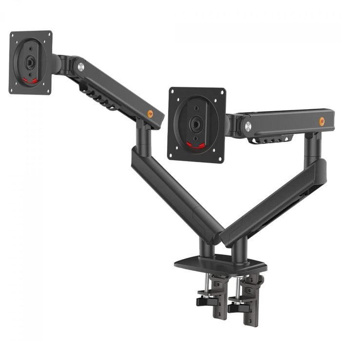 suporte para monitor north bayou dual arm a5-c preto