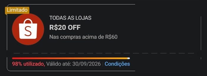 🏷 Cupom: S1NT0CH31R0D3CUP0M