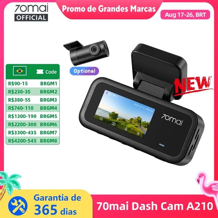 camera veicular 70mai a210