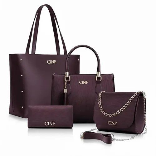 Kit Bolsas Feminina Sacola Transversal Tira Colo Carteira Bôrdo