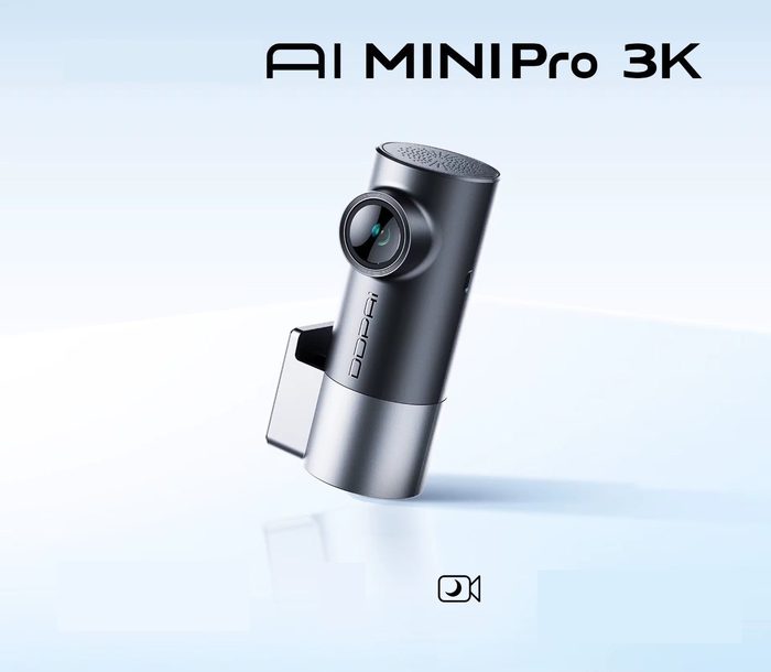 câmera veicular ddpai mini pro 3k hdr 1620p wifi
