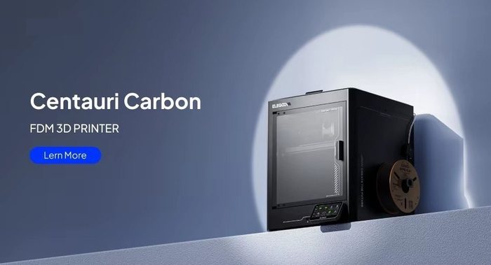 Impressora 3D Elegoo Centauri Carbon, Impressão em Alta Velocidade CoreXY 500mm/s, 320 ° Bico C, Tamanho de Impressão 256x256x256mm