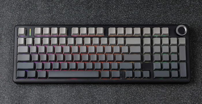 teclado mecanico aula f99 pro tri-mode hot swappable