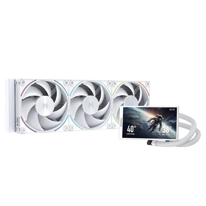 water cooler mach1 polar argb 360mm branco
