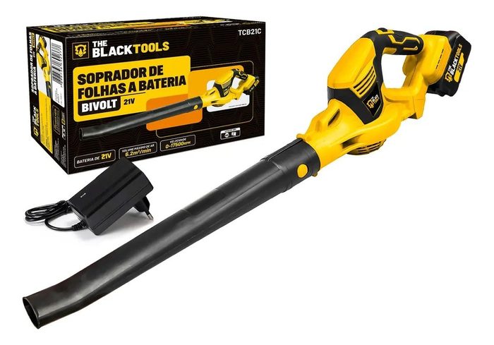 soprador de folhas the black tools tcb21c bateria