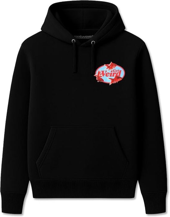 Suéter com capuz Gold Fish Hoodie-black Get WeirdUnisex Adulto