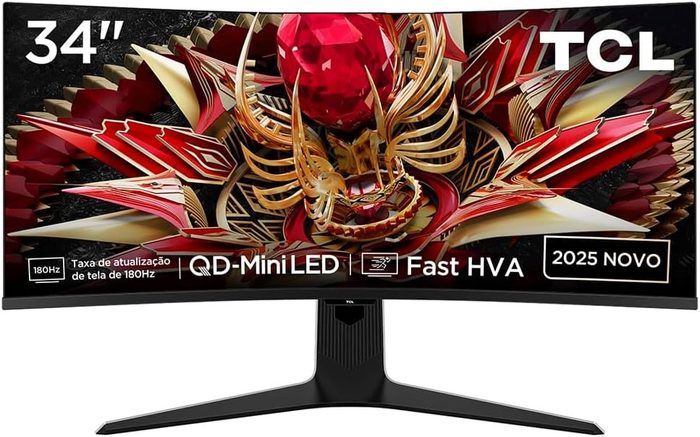 Monitor TCL R83Q 34" QHD QLED 180Hz 1ms