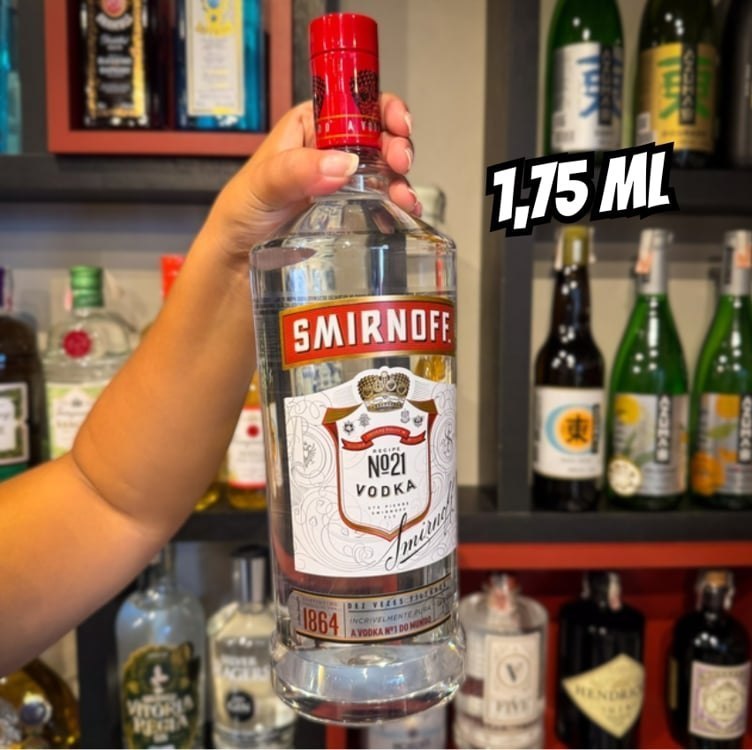 bebidas smirnoff vodka 1750ml