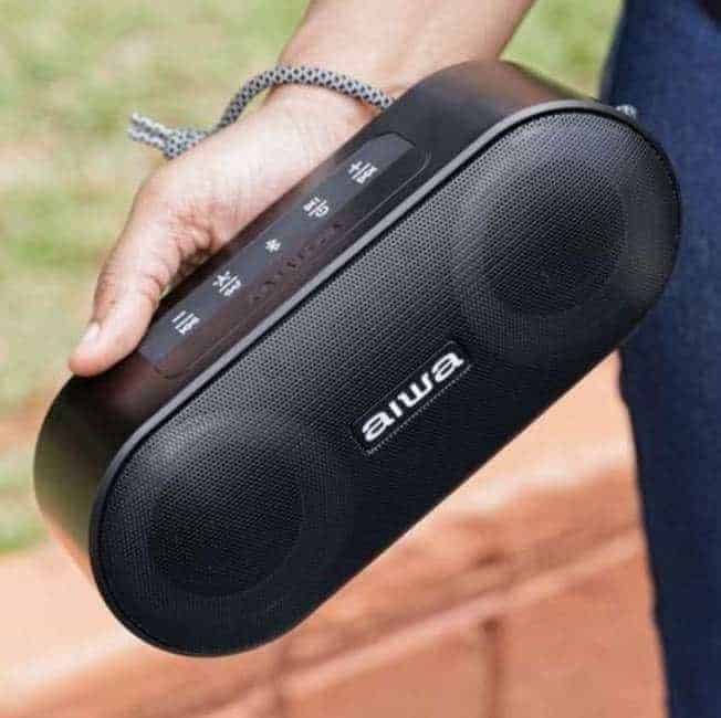 caixa de som aiwa aws-sp-01 bluetooth preto