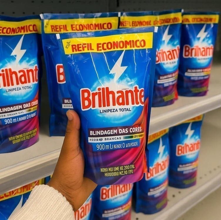 limpeza brilha n te sabão liquido limpeza total refil 900 ml