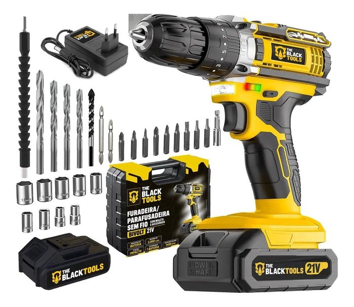 parafusadeira the black tools tb-21pw 3/8