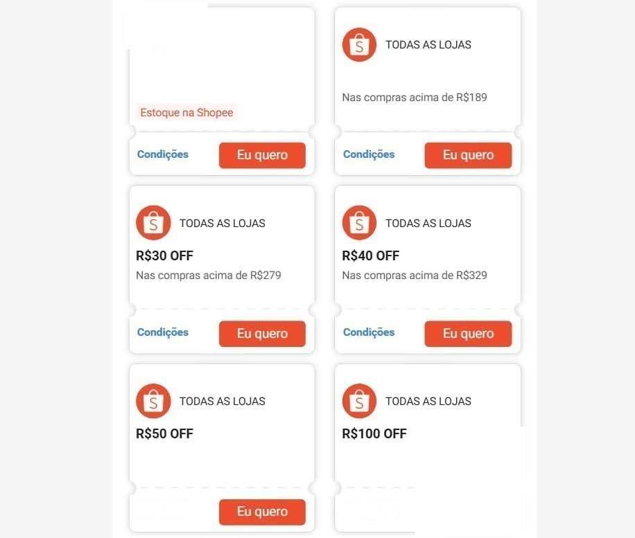 ☑️ Cupons Shopee Renovados!!!