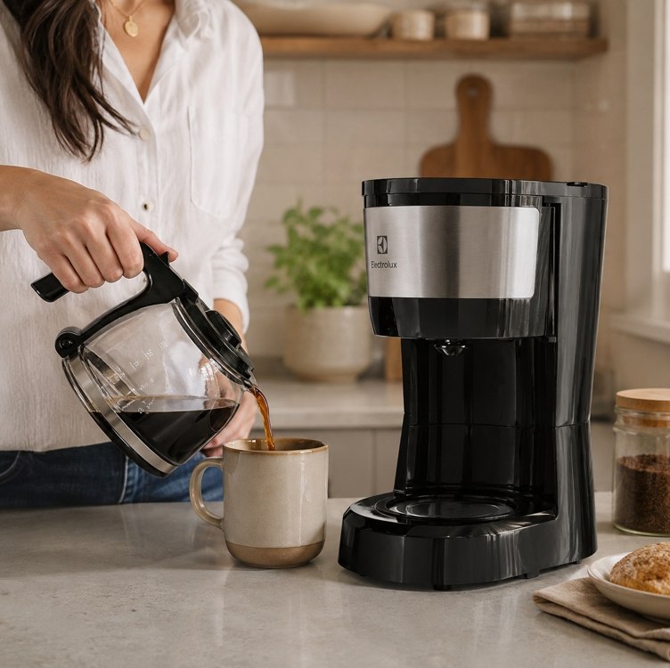 cafeteira elétrica electrolux efficient ecm10 15 xícaras