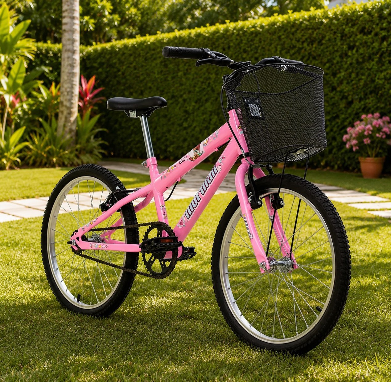 bicicletas mormaii sweet girl aro 20 mtb aço carbono