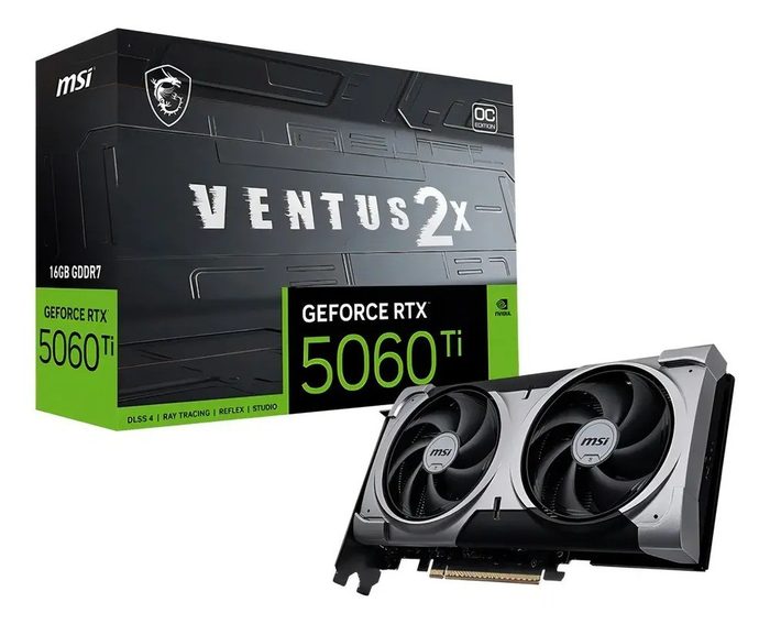 Placa de Vídeo MSI RTX 5060 Ti