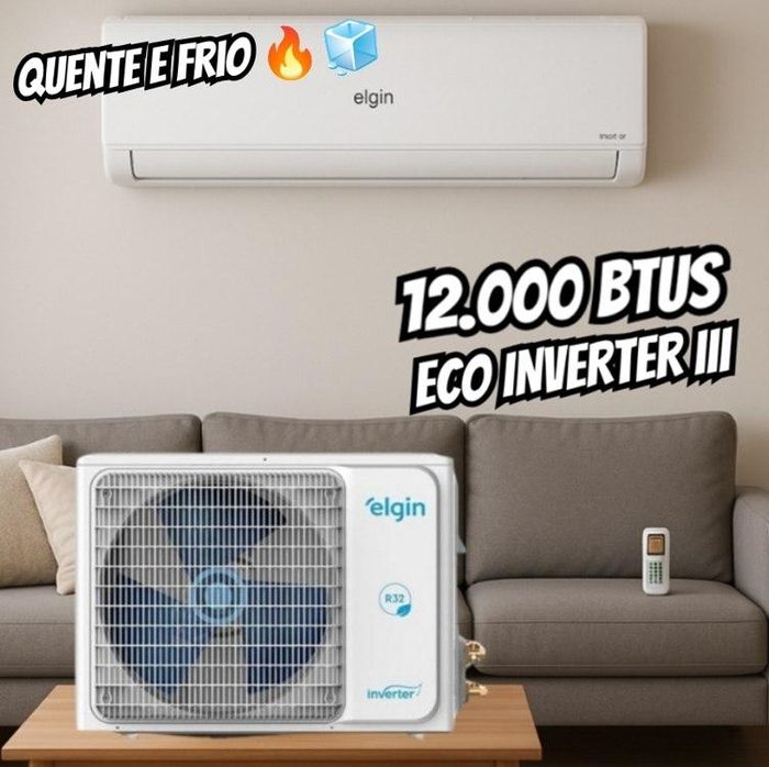 Ar Condicionado Elgin 12000 BTUs Inverter Split Quente/Frio