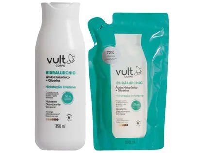 hidratante corporal vult hidraluronic 350ml refil 300ml