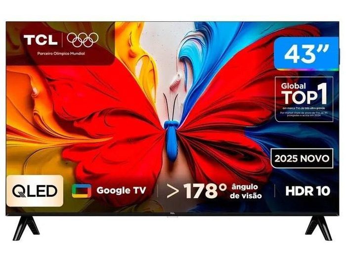 TV TCL 43S5K 43" Full HD QLED Google TV