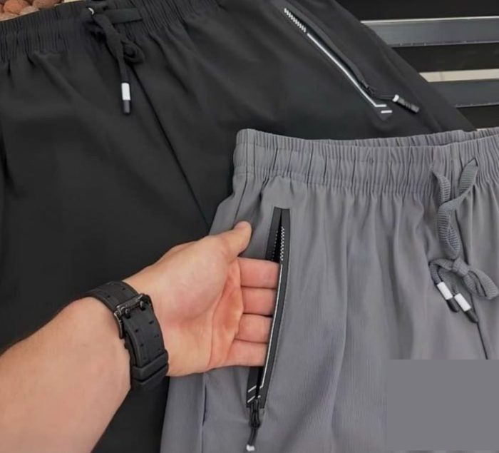 Short Masculino Bermuda Praia 2 Bolsos Zíper Secagem Rápida