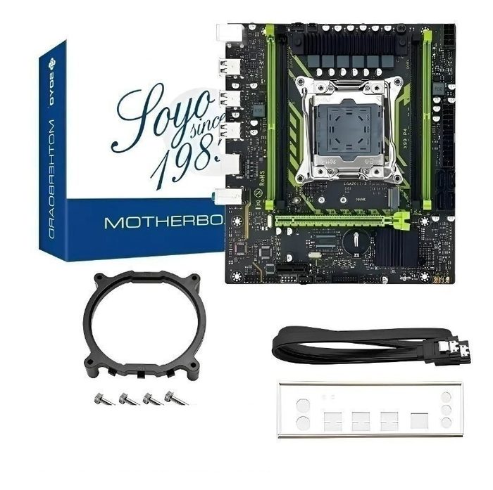 Kit X99 Soyo D4 + Xeon E5 2630 V4 sem ram