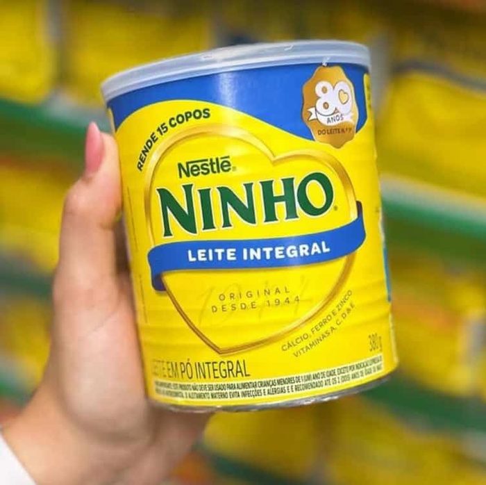 leite em pó nestlé ninho integral 380g