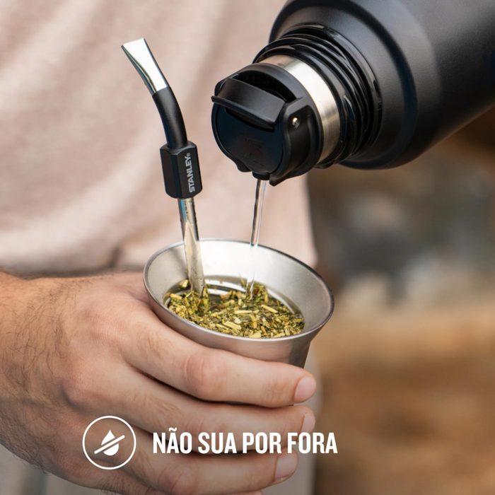 Stanley - Cuia Térmica para Mate, 200ml, Mantém as Bebidas Quentes, Aço Inoxidável, Lavável na Máquina de Lavar Louça, Rose Quartz